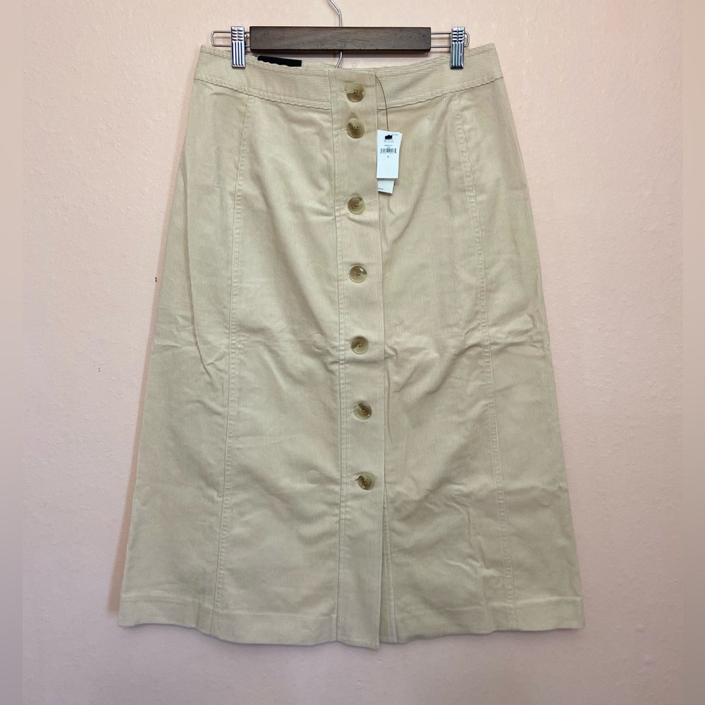 Banana Republic Factory Corduroy Midi Skirt